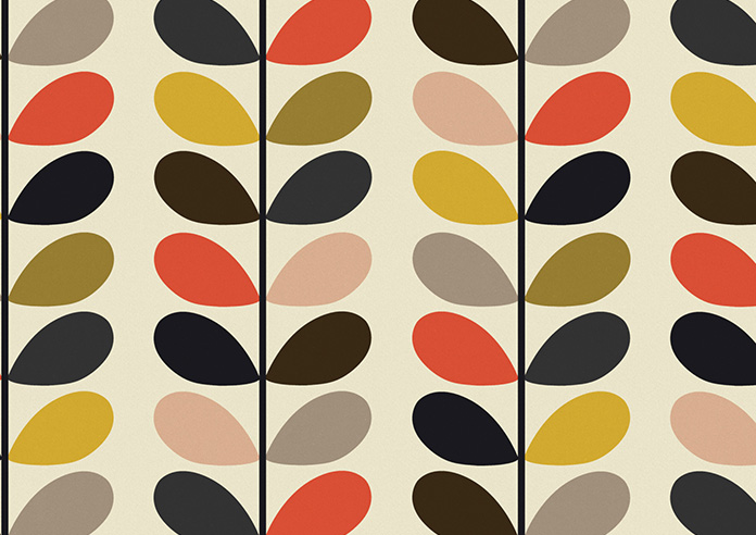 Orla Kiely Multi Stem, Tomato - Made to Measure Curtains - Image 8